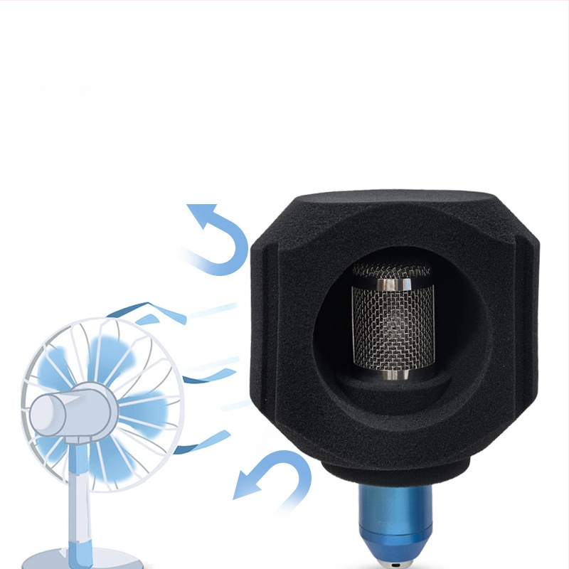 Kondenzatorski mikrofon s vjetrobranom i zvučnom izolacijom za kućno snimanje i uživo prijenos — kardioidni uzorak, 100 Hz–20 kHz, SNR ≥95 dB, Bluetooth 2.1