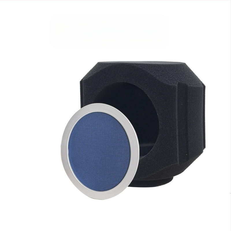 Kondenzatorski mikrofon s vjetrobranom i zvučnom izolacijom za kućno snimanje i uživo prijenos — kardioidni uzorak, 100 Hz–20 kHz, SNR ≥95 dB, Bluetooth 2.1