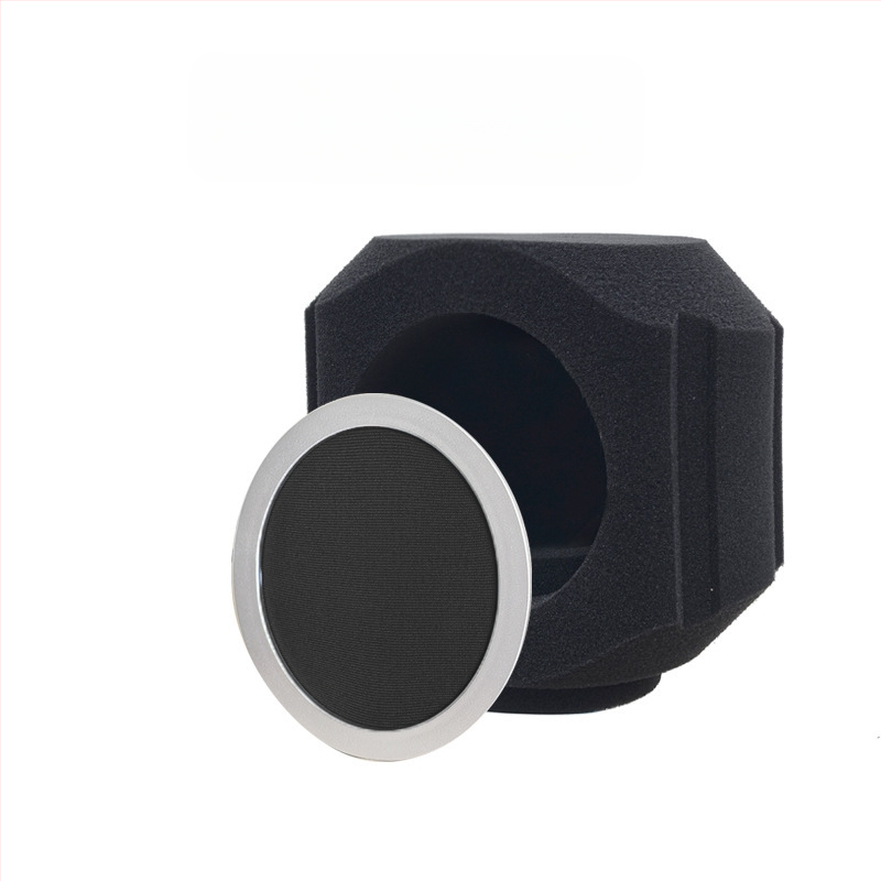 Kondenzatorski mikrofon s vjetrobranom i zvučnom izolacijom za kućno snimanje i uživo prijenos — kardioidni uzorak, 100 Hz–20 kHz, SNR ≥95 dB, Bluetooth 2.1