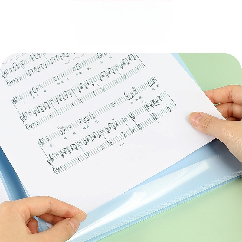 MX-108 višestruka fascikla za note, plastična, kompatibilna s A4, debljina ploče 0,55 mm