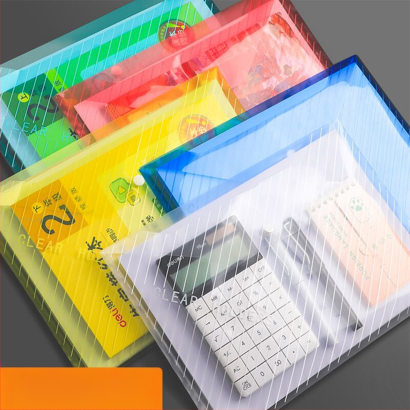 Yi Tong PVC vodootporna dosje za dokumente s velikom kapacitetom, za poslovne urede