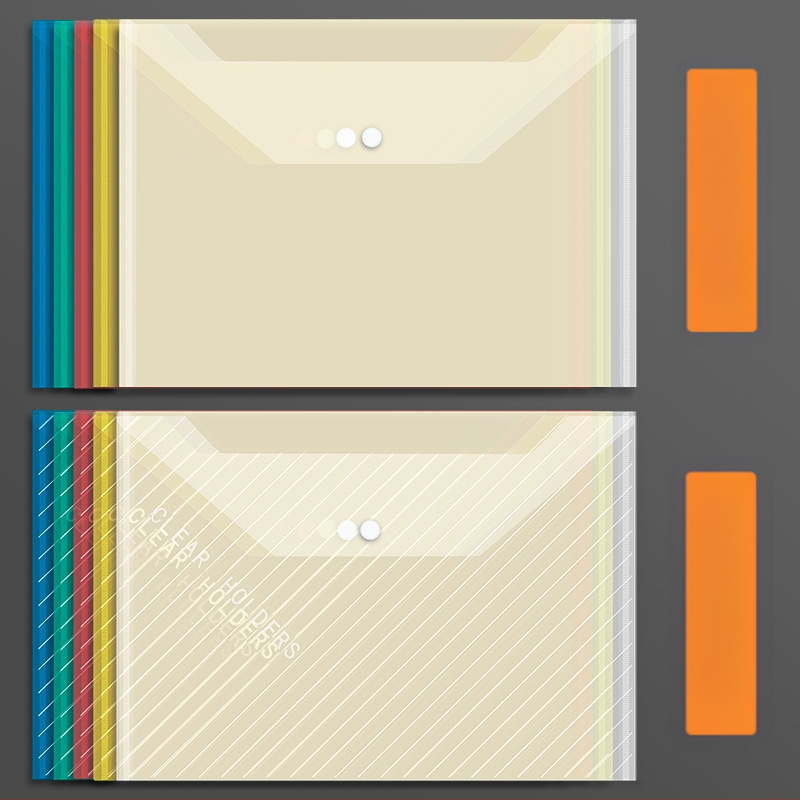 Yi Tong PVC vodootporna dosje za dokumente s velikom kapacitetom, za poslovne urede