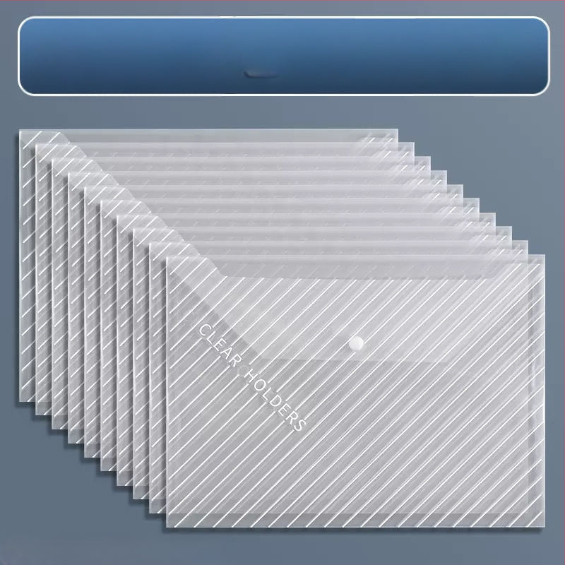 Yi Tong PVC vodootporna dosje za dokumente s velikom kapacitetom, za poslovne urede