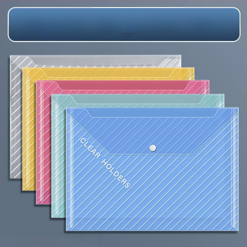 Yi Tong PVC vodootporna dosje za dokumente s velikom kapacitetom, za poslovne urede