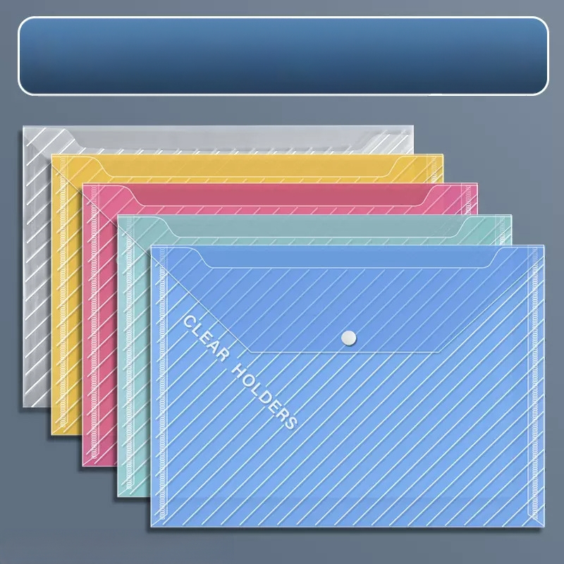 Yi Tong PVC vodootporna dosje za dokumente s velikom kapacitetom, za poslovne urede