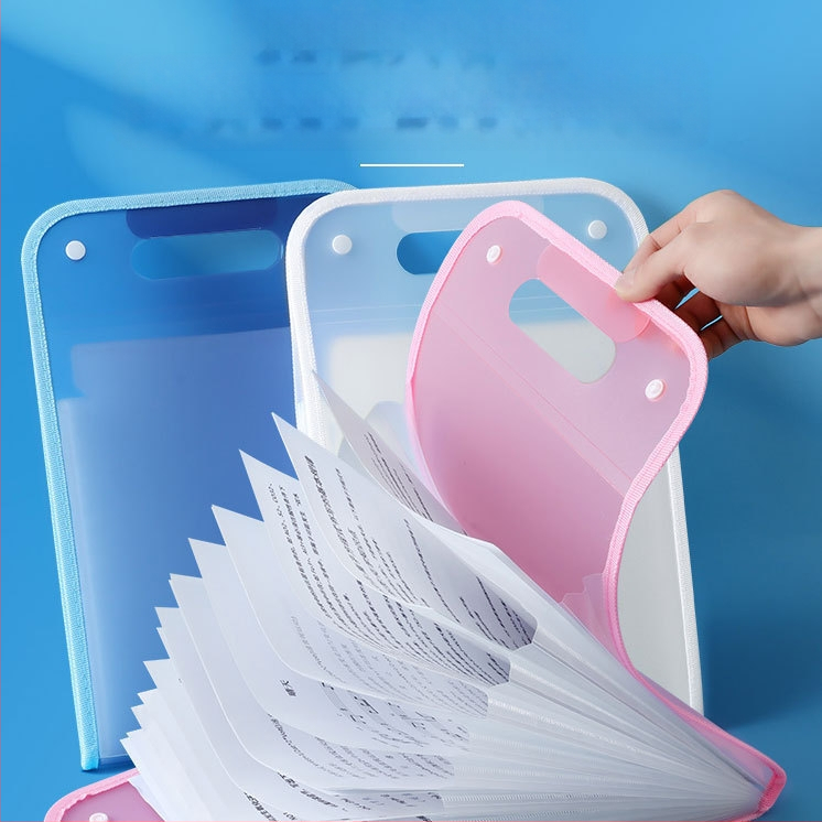 A4 akordeonski organizator s 13 pretinaca, ekološki PP, model 007, debljina materijala 70 mm