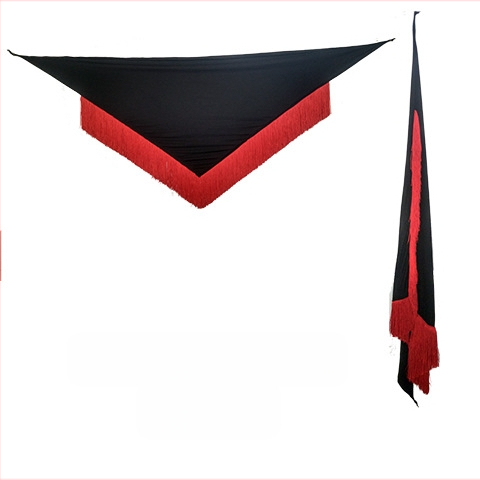 Kostim za latino ples s resicama na području struka i polovicnom suknjom, za odrasle žene; poliester smjesa, jednofarbni uzorak, moderan plesni odjevni predmet