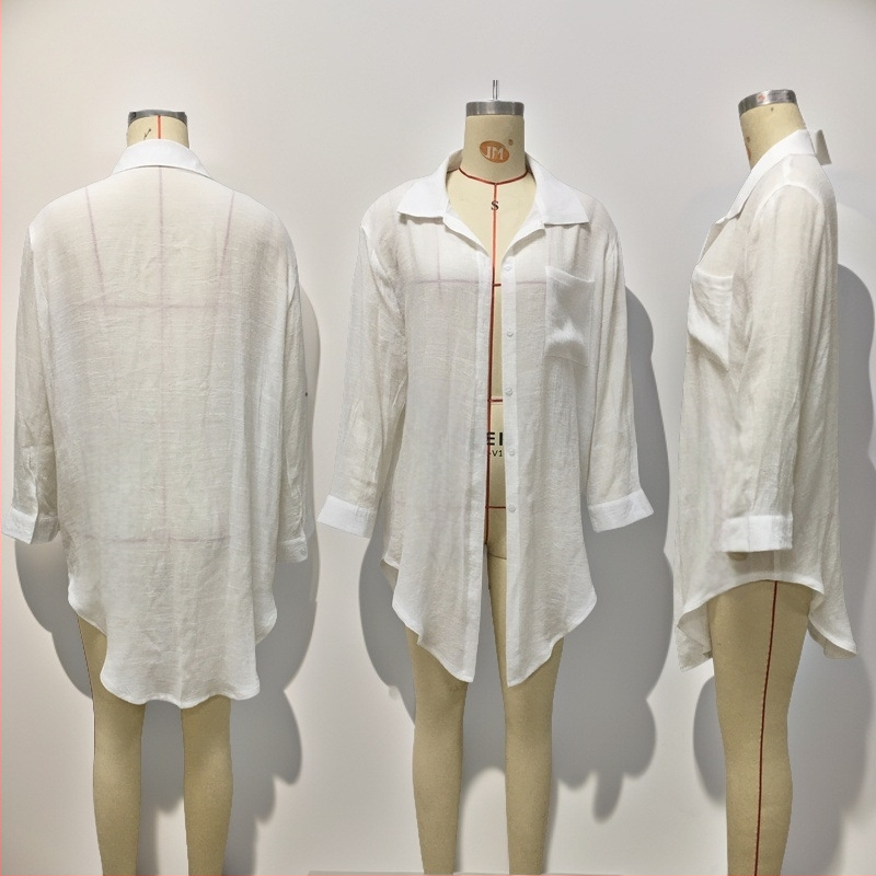 Plautinė plaukimo apsaugos palaidinė iš slub medvilnės, 60% medvilnė, 150 g svoris, pamušalas poliesteris (40%), tinkama plaukiojimui ir poilsiui