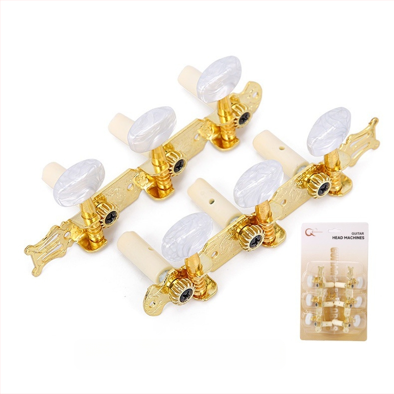 Navíjač strún pre klasickú gitaru - ABS chrómovaný kov, model K-01, blister balenie, značka KABAT