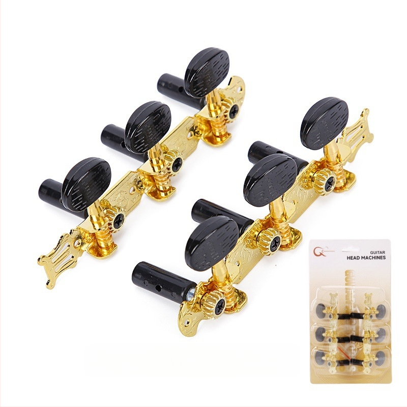 Navíjač strún pre klasickú gitaru - ABS chrómovaný kov, model K-01, blister balenie, značka KABAT