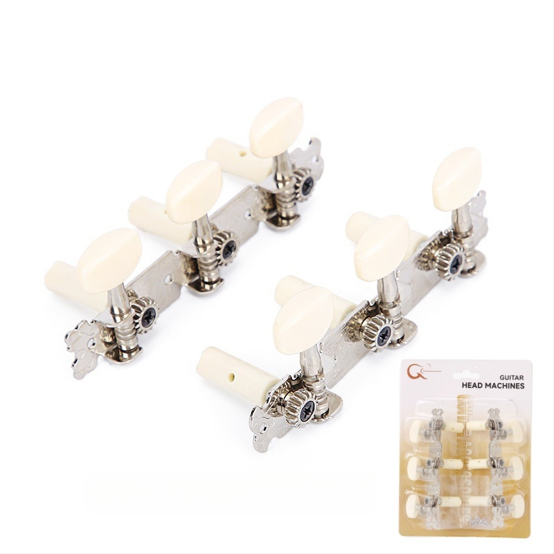 Navíjač strún pre klasickú gitaru - ABS chrómovaný kov, model K-01, blister balenie, značka KABAT