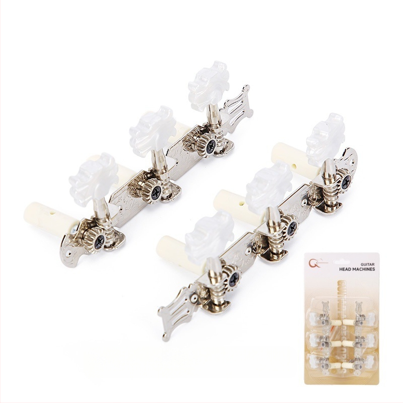 Navíjač strún pre klasickú gitaru - ABS chrómovaný kov, model K-01, blister balenie, značka KABAT