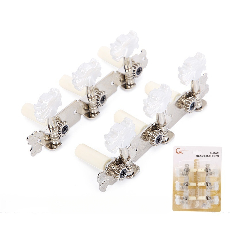 Navíjač strún pre klasickú gitaru - ABS chrómovaný kov, model K-01, blister balenie, značka KABAT