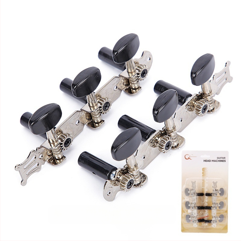 Navíjač strún pre klasickú gitaru - ABS chrómovaný kov, model K-01, blister balenie, značka KABAT