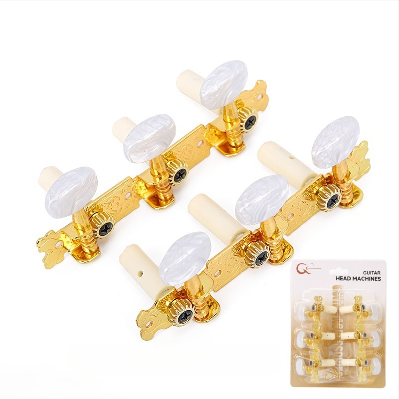 Navíjač strún pre klasickú gitaru - ABS chrómovaný kov, model K-01, blister balenie, značka KABAT