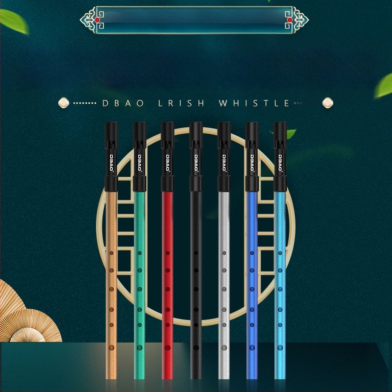 Fluier irlandez DBAO, ton C/D, șase găuri, pentru elevi
