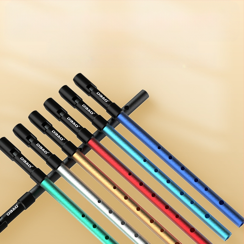 Fluier irlandez DBAO, ton C/D, șase găuri, pentru elevi