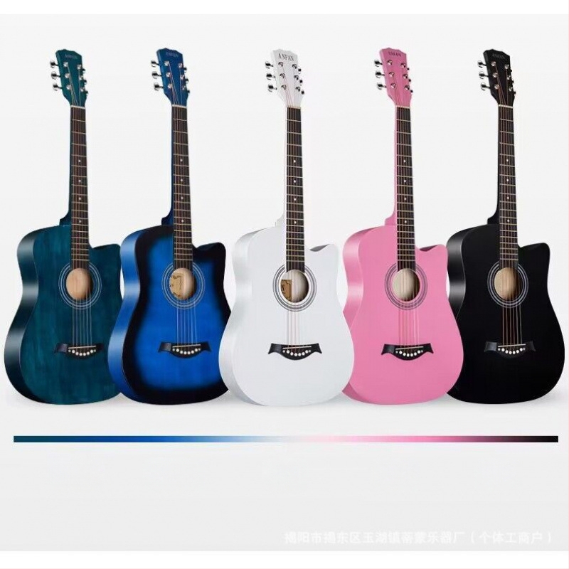 Incinerate chitară acustică, model folk convențional, corp din basswood, fretboard ABS, ambalaj carton cu cinci straturi