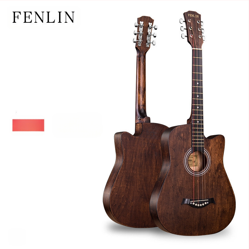 Incinerate chitară acustică, model folk convențional, corp din basswood, fretboard ABS, ambalaj carton cu cinci straturi