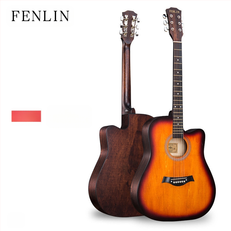 Incinerate chitară acustică, model folk convențional, corp din basswood, fretboard ABS, ambalaj carton cu cinci straturi