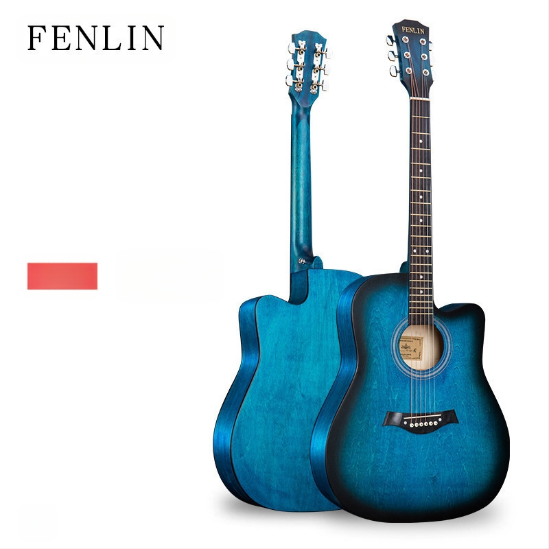 Incinerate chitară acustică, model folk convențional, corp din basswood, fretboard ABS, ambalaj carton cu cinci straturi