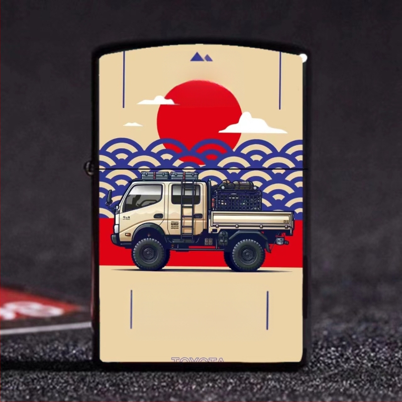 Kerozinska zapaljka za kampiranje na otvorenom, otporna na vjetar, metalno tijelo, s spremnikom za gorivo