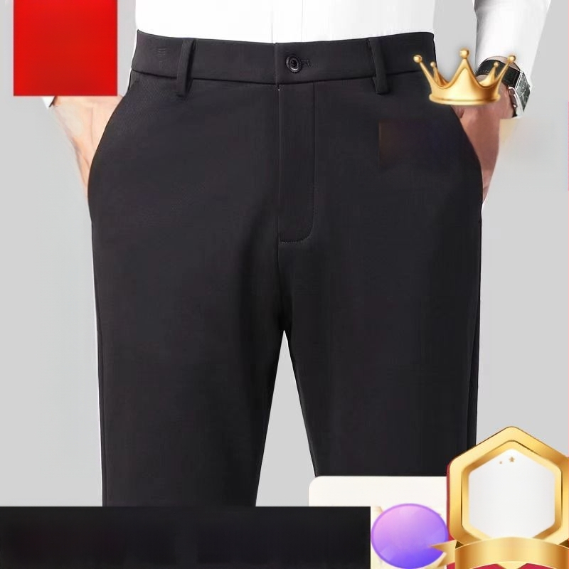 Orgeron επιχειρηματικά παντελόνια χειμωνιάτικου βάρους με υψηλή ελαστικότητα, ίσια γραμμή, με ζώνη