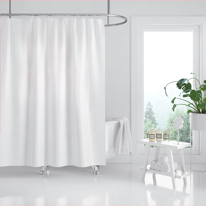 Κουρτίνα ντους - Μοντέρνος πολυεστέρας, Σχέδιο γάτας, Εκτύπωση λογότυπου, Προσαρμόσιμη