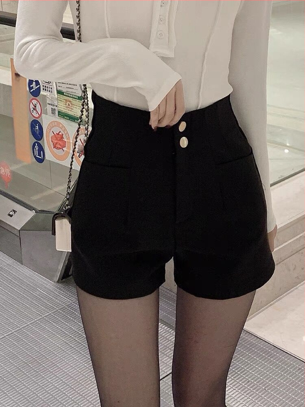 Qianyin Flower панталони с дължина 3/4, тънък плат, микроеластичност, пролет 2023