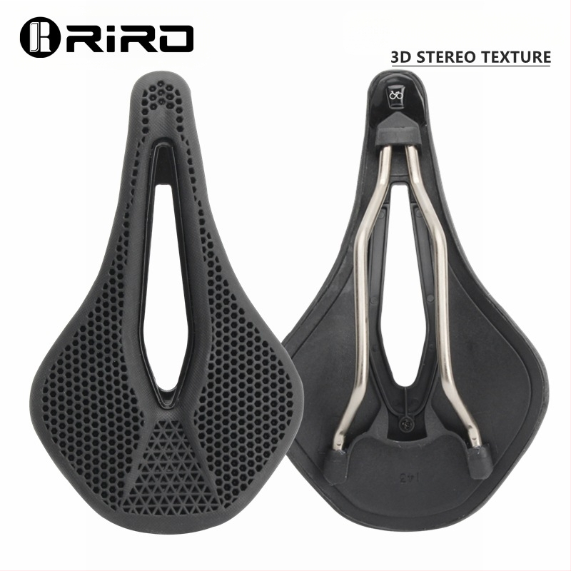 Καθίσμα ποδηλάτου RIRO, μοντέλο RIRO; υλικό: EPU νάιλον ίνες με ατσάλινο τόξο; κατάλληλο για ορεινά ποδήλατα.