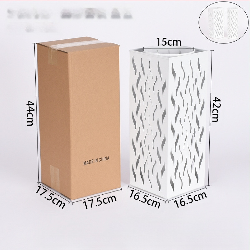 Dzelzs lietussargu uzglabāšanas statīvs, vienkāršs un mūsdienīgs stilā, izlaists 2024. gada rudens, piemērots viesnīcas hallei un mājas uzglabāšanai.