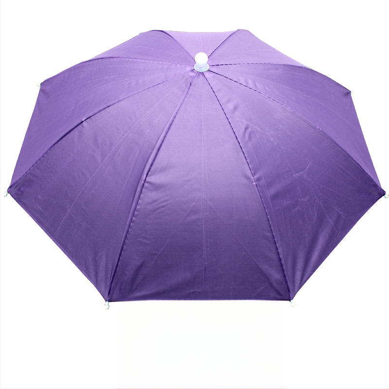 Καπέλο ομπρέλας από πολυεστέρα 170T, 8 μεταλλικοί βραχίονες, χειροκίνητο άνοιγμα, εκτύπωση λογότυπου, δυνατότητα προσαρμογής