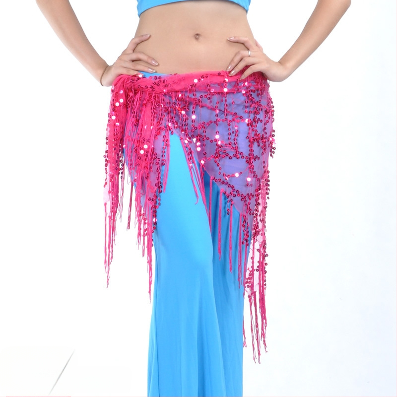 Облекло за Belly dance с ресни и пайети, мрежест нейлон 100%, подплата: нейлон 100%, унисекс за възрастни