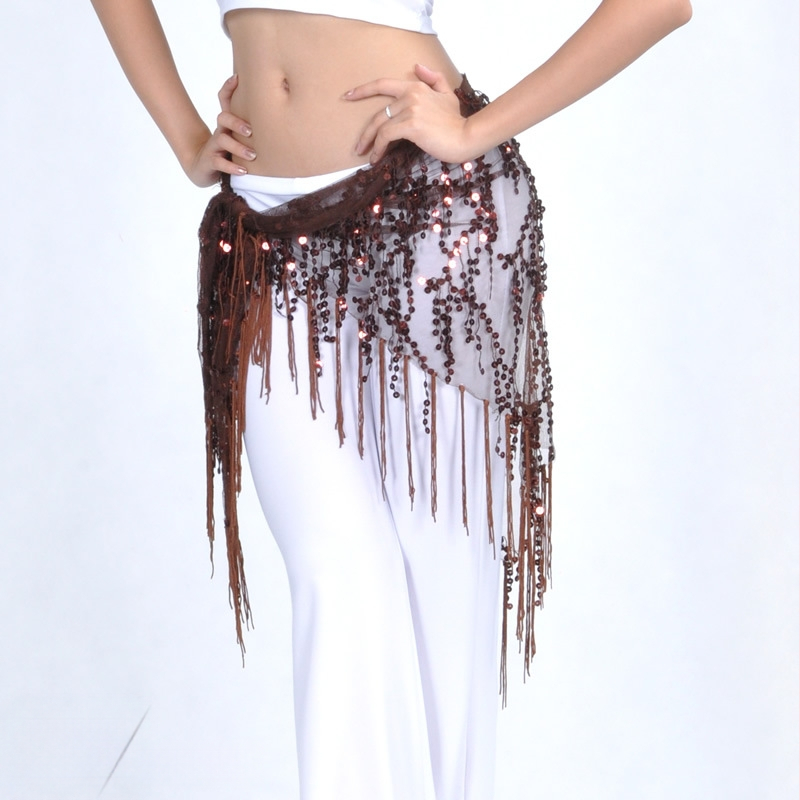 Облекло за Belly dance с ресни и пайети, мрежест нейлон 100%, подплата: нейлон 100%, унисекс за възрастни
