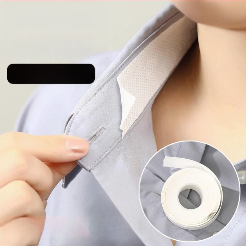 Vienkartiniai apykaklės lipukai — prakaito sugėrimas, dėmių ir nešvarumų apsauga, pagrindas iš spikto nepluošto audinio