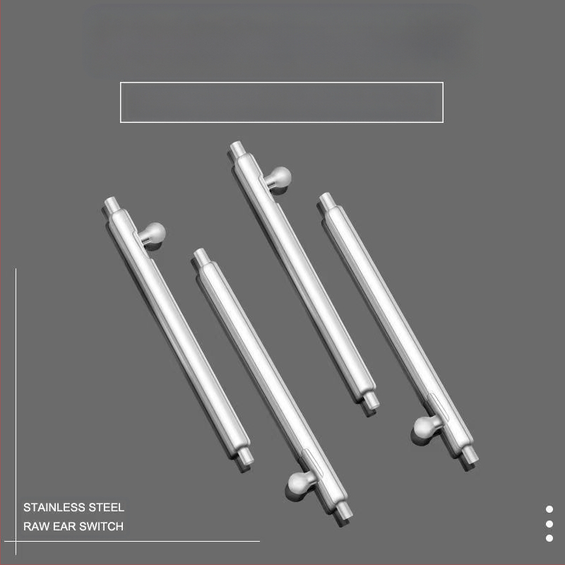 Αντάπτορας για λουράκι ρολογιού με βίδα ελατηρίου — ανοξείδωτος χάλυβας, κυκλικός προφίλ, γρήγορη απελευθέρωση