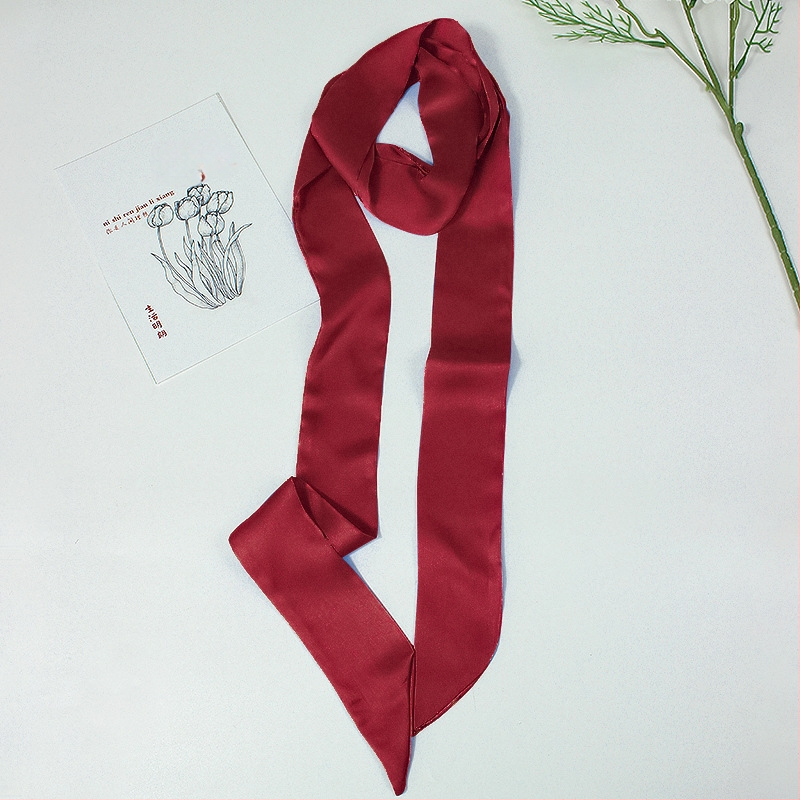 Αξεσουάρ κεφαλής Mo butterfly από σατέν ύφασμα που μοιάζει με μετάξι, λαστιχάκι μαλλιών με γεωμετρικό σχήμα, FD-32, απλό στυλ, Φθινοπωρο 2021