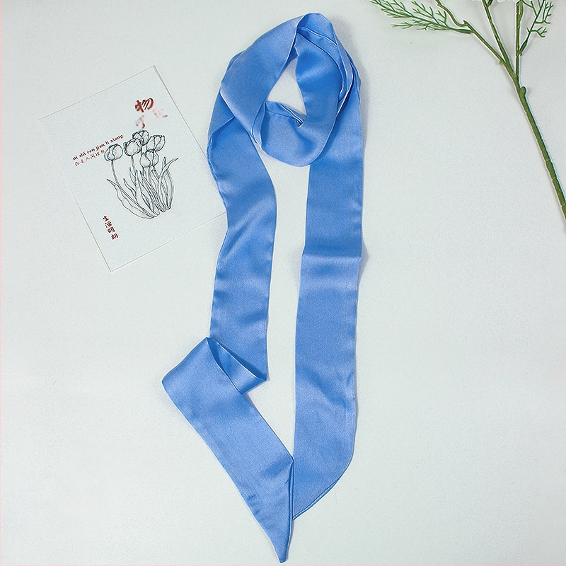 Αξεσουάρ κεφαλής Mo butterfly από σατέν ύφασμα που μοιάζει με μετάξι, λαστιχάκι μαλλιών με γεωμετρικό σχήμα, FD-32, απλό στυλ, Φθινοπωρο 2021