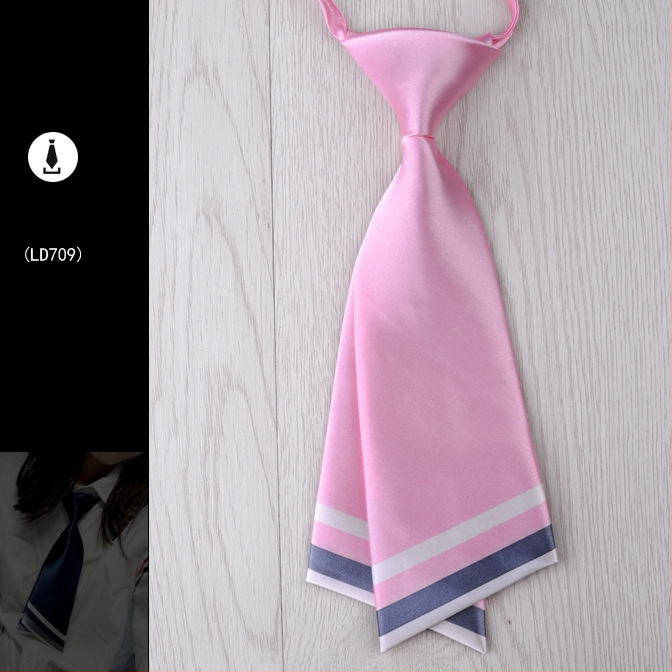 Γυναικεία φιόγκος-γραβάτα με ρίγες και διακοσμητικό λουλούδι, πολυεστέρα-σίτανο, επένδυση πολυεστέρα, διοικητικό στυλ