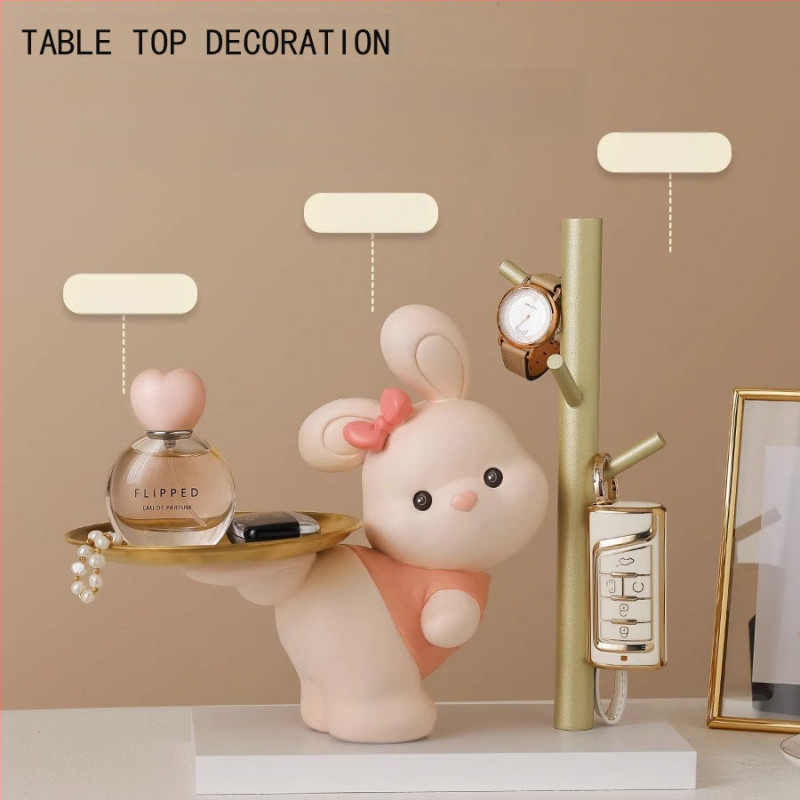 Δίσκος κλειδιών Maneki Neko, από ρητίνη, διακοσμητικό για είσοδο και σαλόνι, μη εισαγόμενο