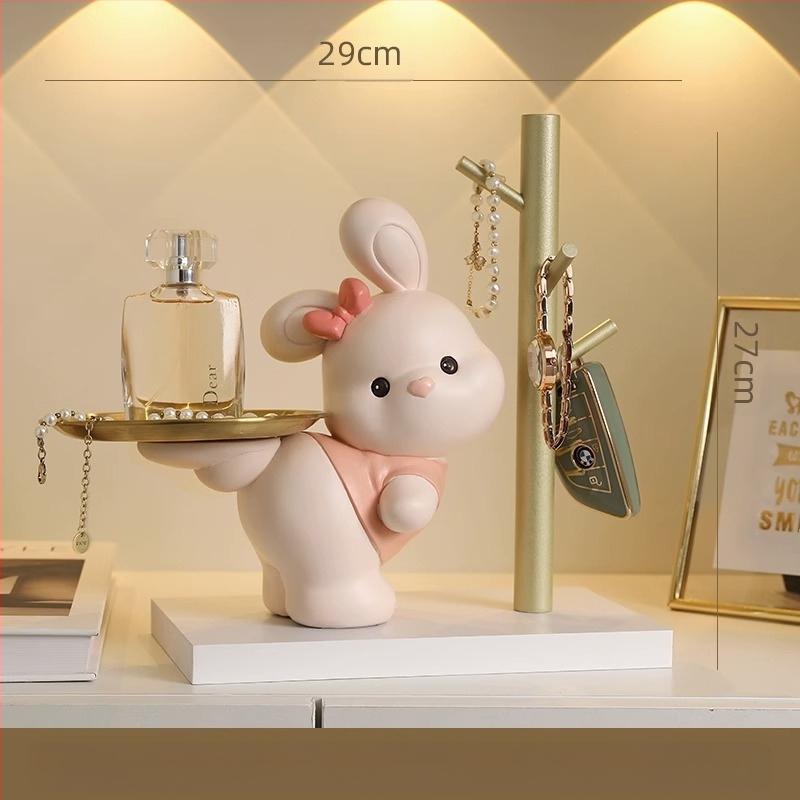 Δίσκος κλειδιών Maneki Neko, από ρητίνη, διακοσμητικό για είσοδο και σαλόνι, μη εισαγόμενο