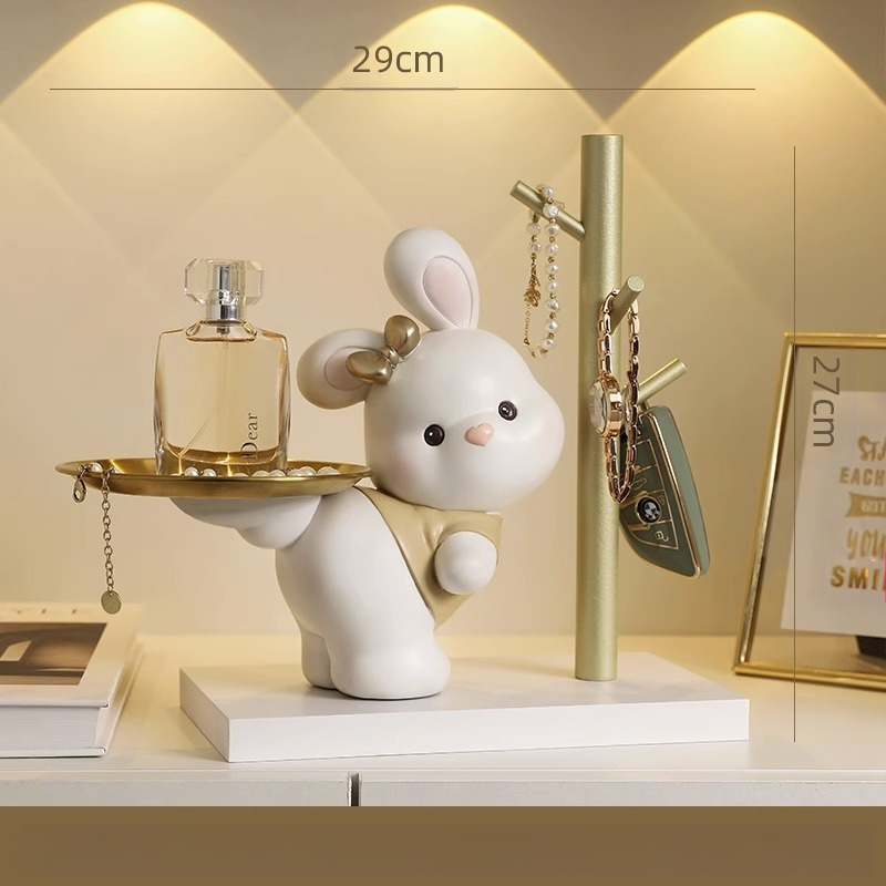 Δίσκος κλειδιών Maneki Neko, από ρητίνη, διακοσμητικό για είσοδο και σαλόνι, μη εισαγόμενο