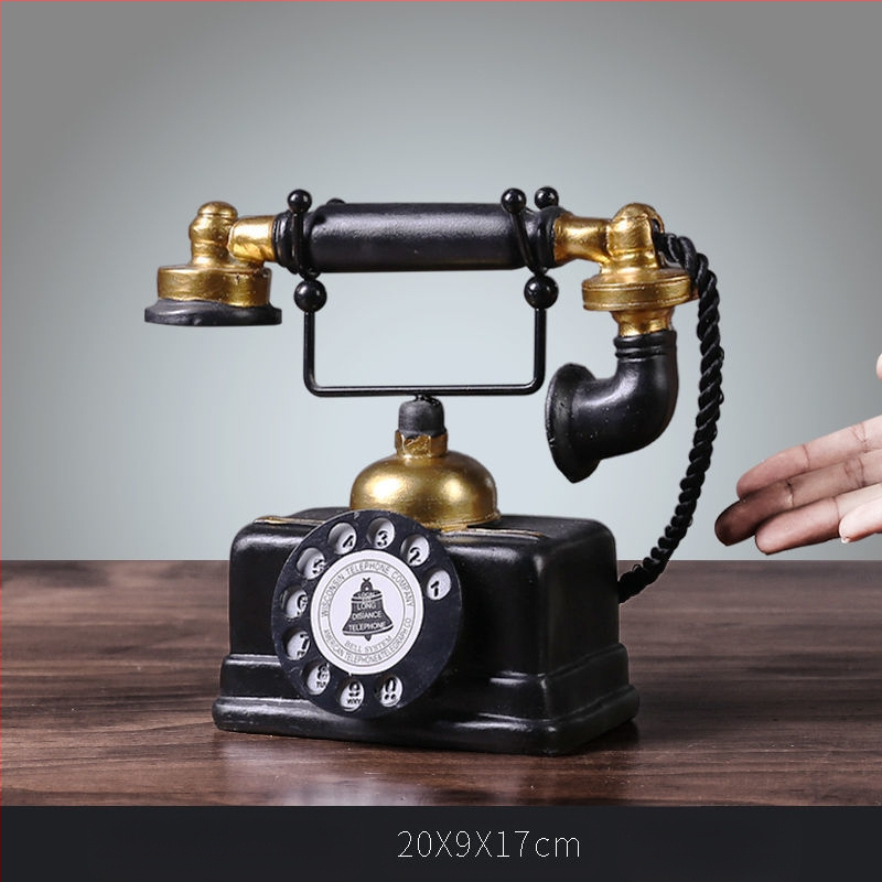 Τηλεφωνικό διακοσμητικό σε ευρωπαϊκό στυλ — ρητίνη, χύτευση με έγχυση, διακόσμηση για σαλόνι και γραφείο