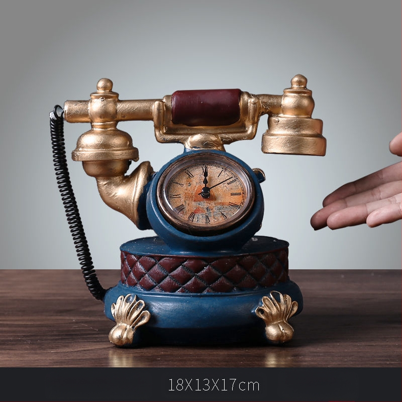 Τηλεφωνικό διακοσμητικό σε ευρωπαϊκό στυλ — ρητίνη, χύτευση με έγχυση, διακόσμηση για σαλόνι και γραφείο