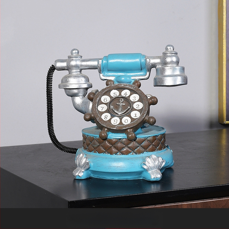 Τηλεφωνικό διακοσμητικό σε ευρωπαϊκό στυλ — ρητίνη, χύτευση με έγχυση, διακόσμηση για σαλόνι και γραφείο