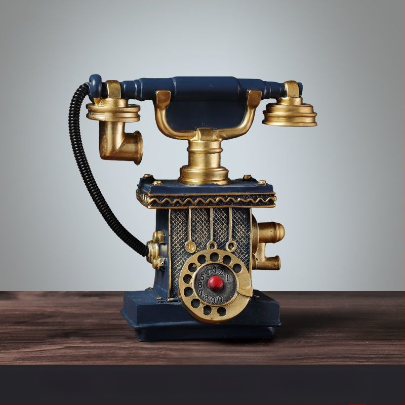 Τηλεφωνικό διακοσμητικό σε ευρωπαϊκό στυλ — ρητίνη, χύτευση με έγχυση, διακόσμηση για σαλόνι και γραφείο