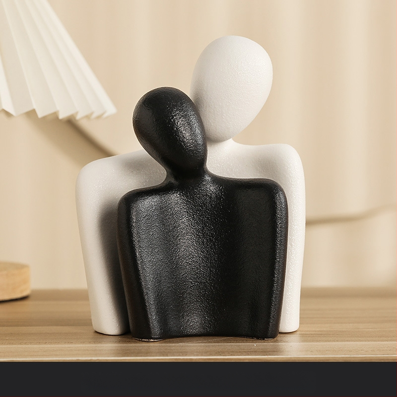 Κεραμικό Αφηρημένο Ζευγάρι Φιγούρα – Πορσελάνη, Yue He, Κατηγορία: Φιγούρα