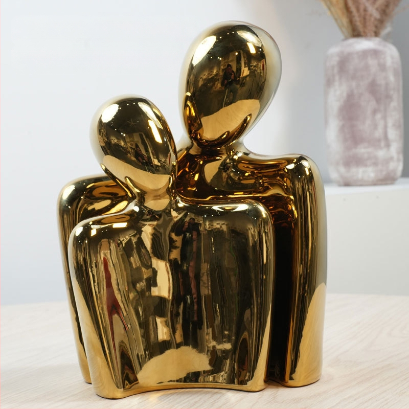 Κεραμικό Αφηρημένο Ζευγάρι Φιγούρα – Πορσελάνη, Yue He, Κατηγορία: Φιγούρα