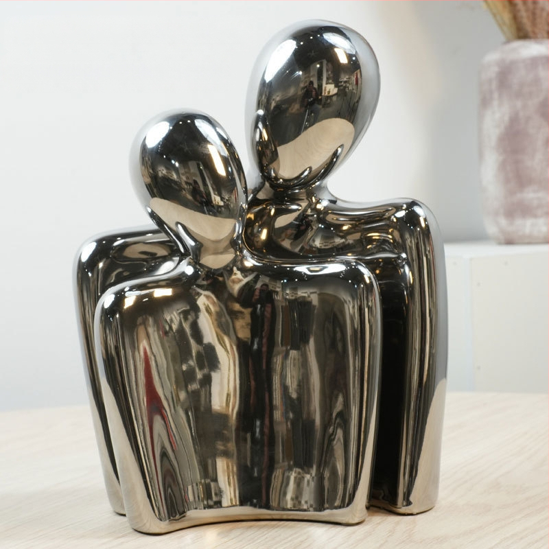 Κεραμικό Αφηρημένο Ζευγάρι Φιγούρα – Πορσελάνη, Yue He, Κατηγορία: Φιγούρα