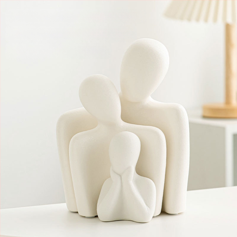 Κεραμικό Αφηρημένο Ζευγάρι Φιγούρα – Πορσελάνη, Yue He, Κατηγορία: Φιγούρα